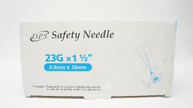 DPS 100800000065 Safety Ndle 23G x 1-1/2inch - Box of 100